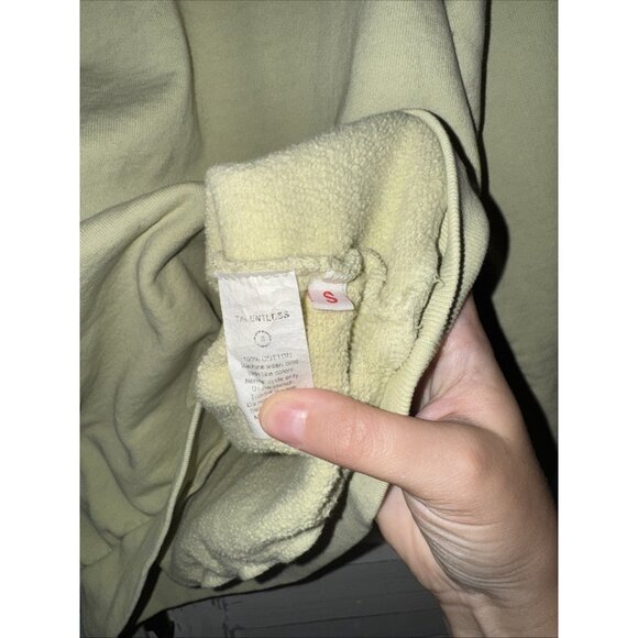 Talentless Crewneck Light Pale Green Thick Sweater Mens Size Small Sweatshirt - Picture 7 of 9